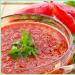 Recetë Adjika për dimër nga domatet
